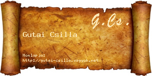 Gutai Csilla névjegykártya