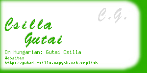 csilla gutai business card